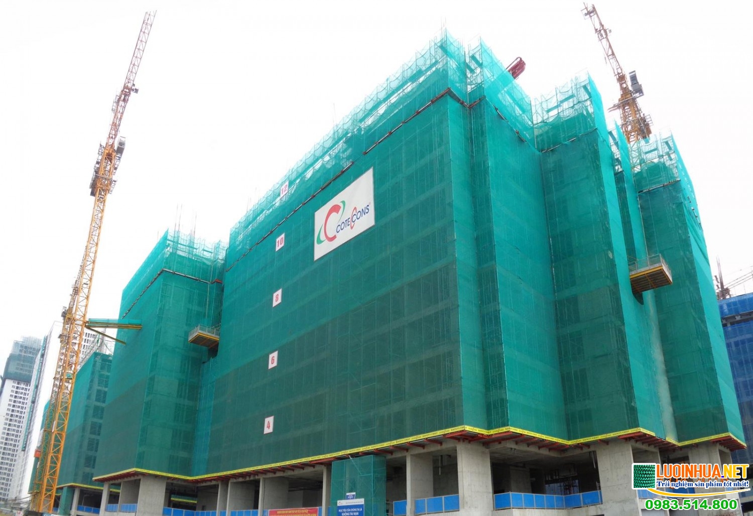 Lưới an toàn trong xây dựng
