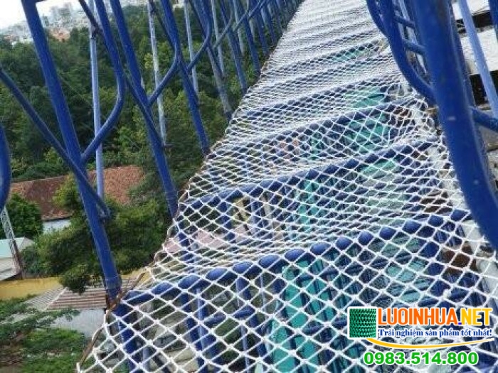 Lưới an toàn khu vui chơi loại nào tốt nhất