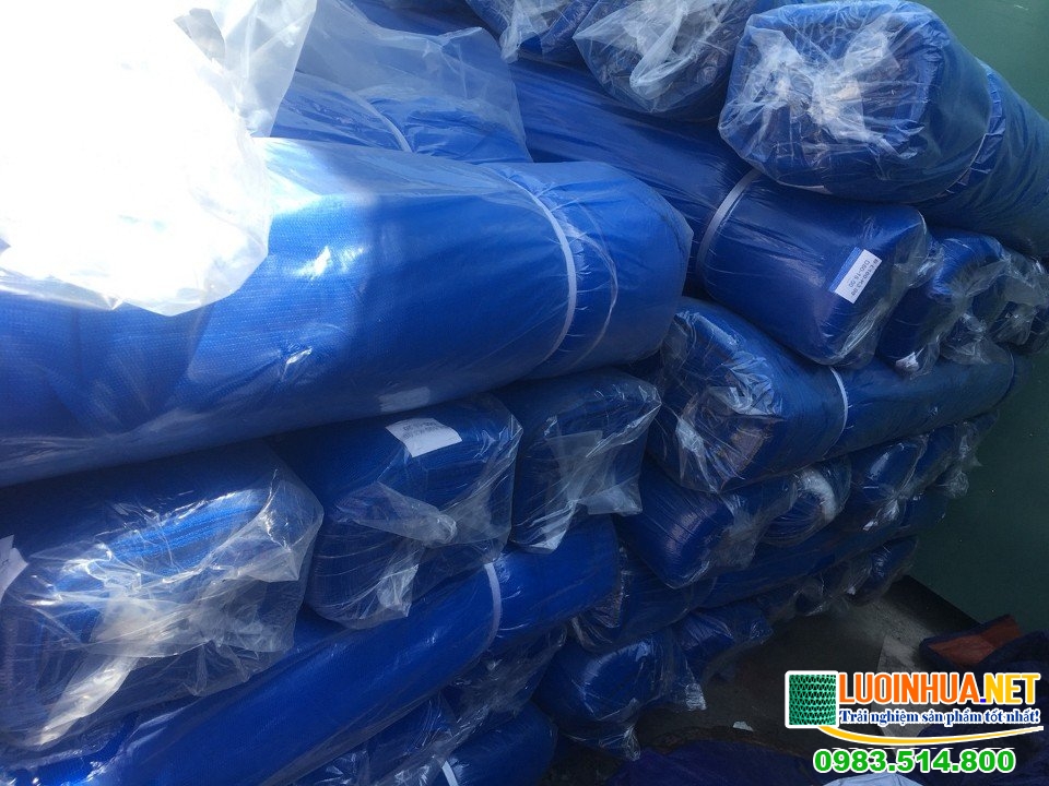 Lưới chống bụi công trình HDPE màu xanh ngọc có giá thành phù hợp