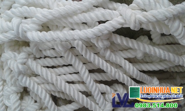 Lưới chống rơi dây dù trắng 8mm có bền không