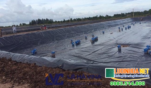 Lê Hà Vina cung cấp bạt lót nuôi cá tại Đồng Nai chất lượng